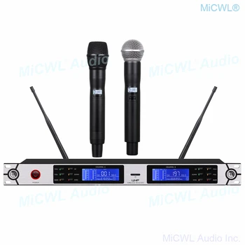 MıCWL Profesyonel Sahne Performansı Kablosuz Mikrofon Sistemi UR4D Dijital Konak UR2 SKM9000 El Mikrofonlar Geniş Aralığı