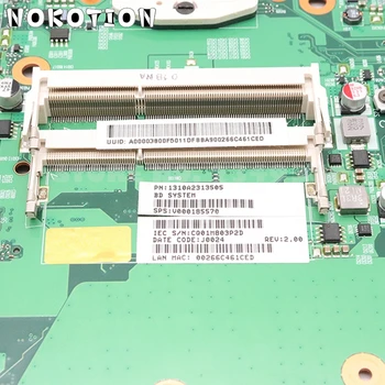NOKOTION Toshiba uydu L505 Için Laptop Anakart ANA KURULU HM55 DDR3 HD4500 GPU V000185570 6050A2313501 ücretsiz cpu