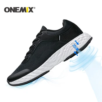 ONEMIX Yeni Ultralight Erkekler koşu ayakkabıları Hava Mesh Sneaker Erkekler Nefes basketbol ayakkabıları Erkekler İçin Açık koşu ayakkabıları Kadın