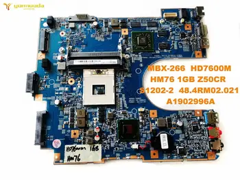 Orijinal SONY MBX-266 laptop anakart MBX-266 HD7600M HM76 1 GB Z50CR S1202 - 2 48. 4RM02. 021 A1902996A test iyi ücretsiz
