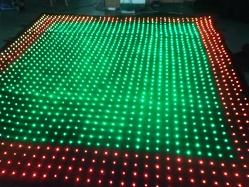 P9 4 M*5 M Yanmaz Led Görüş Perde DJ Zemin + DIY Programı RGB ışık VİDEO perde donatılmış on line denetleyici