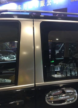 Pencere eşikleri Koruyucu Kapak Şeritler Kalıp Trimler araba Aksesuarları fit ıçin Benz V-Class V200 V220 V250 V260 Vito Metris W447
