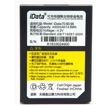Pil için IDATA70 MC90 90HC 95 V 95 W 95E 95HC PDA Pil Veri Toplayıcı Kurulu Orijinal Boyutu Aaa şarj edilebilir pil