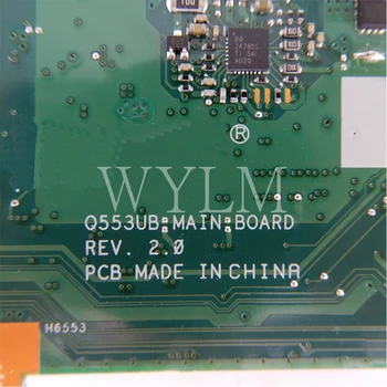 Q553UB anakart REV2. 0 GT940M / 2 GB İ7-6500CPU 4 GB RAM anakart ASUS için Q553U Q553UB Q553UQ Laptop anakart Test TAMAM