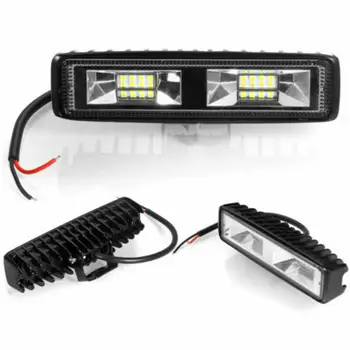 SUV çalışma ışığı ampul Nokta ışın Bar LED Araba Off Road Sürüş Sis Lambası Yeni araba farı ışık 18 W 12 V 6500 K Saf beyaz ışık