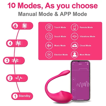 Seks Oyuncakları Bluetooths Yapay Penis Vibratör Kadınlar için Kablosuz APP Uzaktan Kumanda Vibratör Giymek Titreşimli Külot Oyuncak Çift için Seks
