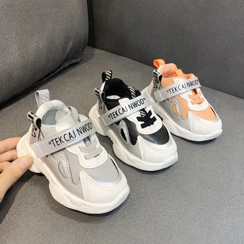 Spor Moda Çocuk Sneakers Kızlar Rahat Hafif bebek bebek ayakkabısı Çocuk Tenis Nefes Yumuşak kaymaz koşu ayakkabıları
