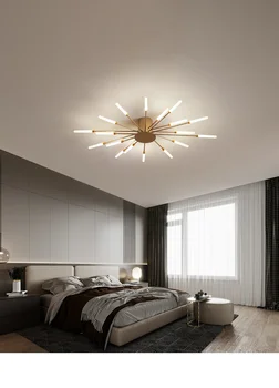Sıcak satış havai fişek led avize oturma odası yatak odası ev kolye ışıkları modern tavan avize iç mekan aydınlatması