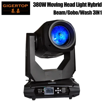 TIPTOP sahne ışık 380 W hareketli kafa ışık 3İN1 Sharpy ışın olmayan su geçirmez 18R lamba NOKTA / yıkama / ışın hibrid Zoom odak RDM DMX Ekleyin