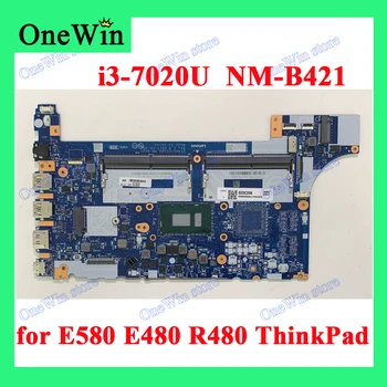 ThinkPad için E580 20KS 20KT Lenovo E480 R480 Entegre Anakart NMB421 ı3-7020 02DC206 02DC208 02HM053 ı3-7130 01LW902 01LW899