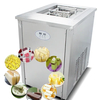 Ticari 3000 adet / gün küçük Popsicle Makinesi Paslanmaz Çelik 220 V, 110 V buz lolly yapma makinesi küçük ış