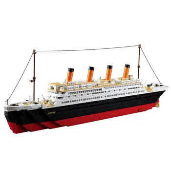 Titanic RMS cruise Tekne gemi Şehir Modeli yapı kitleri 3D Blokları Eğitim Rakamlar dıy oyuncaklar hobiler ıçin çocuk Tuğla