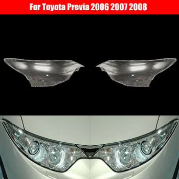 Toyota Previa 2006 2007 2008 İçin far kapağı araba Far Lens değiştirme otomatik kabuk
