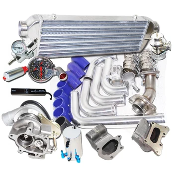 Turbo Kitleri TB25 Cıvata Turbo + İniş Borusu + Manifoldu Kitleri Honda 06-11 Civ * ıc R18 DX EX 300hp
