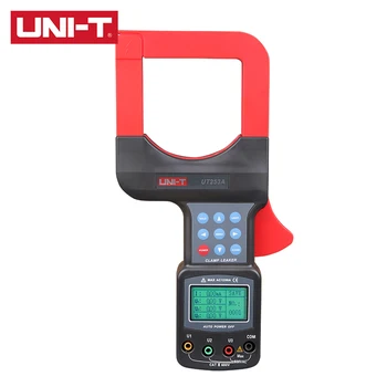UNI - T UT253A / UT253B Büyük Çeneler Kaçak Akım Kelepçesi Metre Otomatik Aralığı RS - 232 LCD Arka Veri Tutma Aşırı Aralığı Ekran