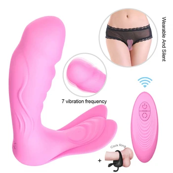 Vibratör bayanlara seks Oyuncakları Succionador Klitoris G Spot Vibratör Uzaktan Kelebek Vibratör güçlü Titreşimli Külot Seks Shop