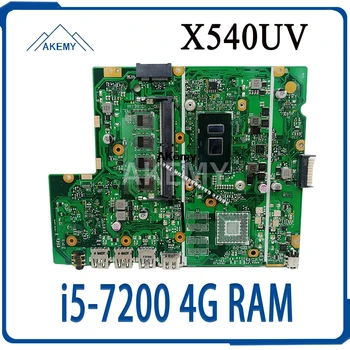 X540UV Laptop Anakart asus için X540U X540UA X540UV Anakart ı5-7200 4G RAM