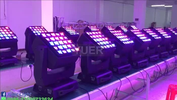 YENİ 25X40 W RGBW 4İN1 LED yıkama yakınlaştırma Matrix hareketli kafa ışın ışık DMX 512 DJ disko gece kulübü parti KTV sahne profesyonel