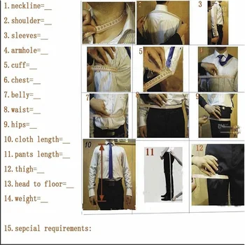 Yüksek Kalite Siyah Erkekler Balo Groomsmen Düğün Smokin Suits 3 Parça (Uzun Ceket + Pantolon Yelek) Custom Made Kostümleri Hommes
