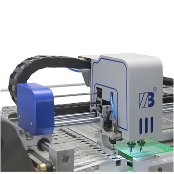 ZB3245T Tam Otomatik Masaüstü SMT toplama ve yerleştirme makinesi montaj hattı için 2 kafa
