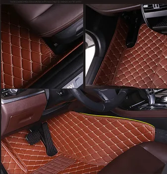 Özel LOGO Araba Paspaslar Ford EVOS için Tüm model oto Kilim Halılar Yaya Köprüsü halı aksesuarları styling iç parçaları