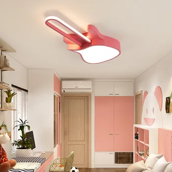 ıskandinav led yatak odası aydınlatma armatürleri cafe otel oturma odası yatak odası AC85-265V tavan lambası ev dekorasyon tavan ışıkları