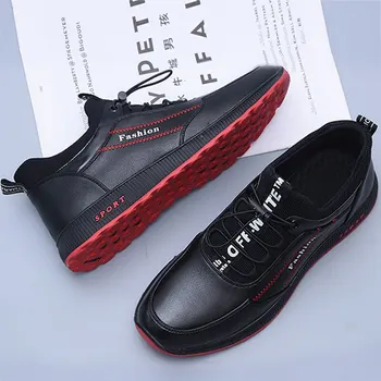 2020 Yeni Trend rahat ayakkabılar erkek Spor Ayakkabı Moda deri yürüyüş ayakkabısı AG12