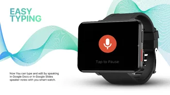2020 Yeni Varış akıllı saat DM100 su geçirmez büyük ekran kalp hızı desteği Goole oyun izle