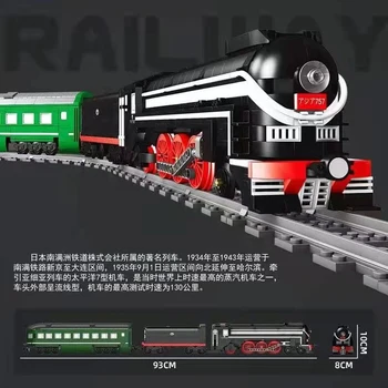 KALIP KRAL 12005 Yüksek Teknoloji oyuncak arabalar MOC APP Uzaktan Kumanda SL7 Asya Express Tren Montaj Yapı Taşları Çocuklar Noel Hediyeleri
